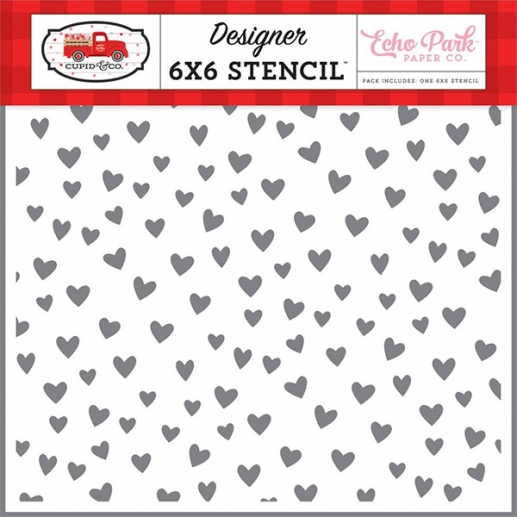 Schablon Echo Park - Cupid & Co. - Love you
