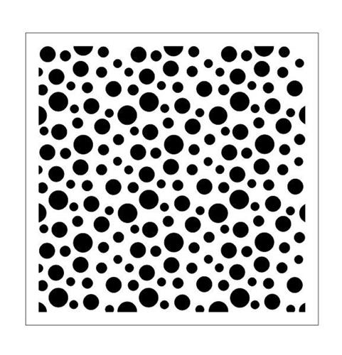 Schablon 13 Arts - Rain Of Dots - 15x15 cm