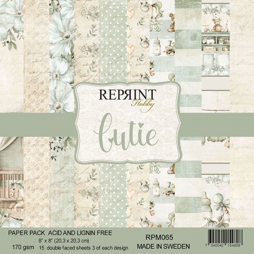 Scrapbooking Paper Pad 8x8 Bebis - Cutie - Reprint