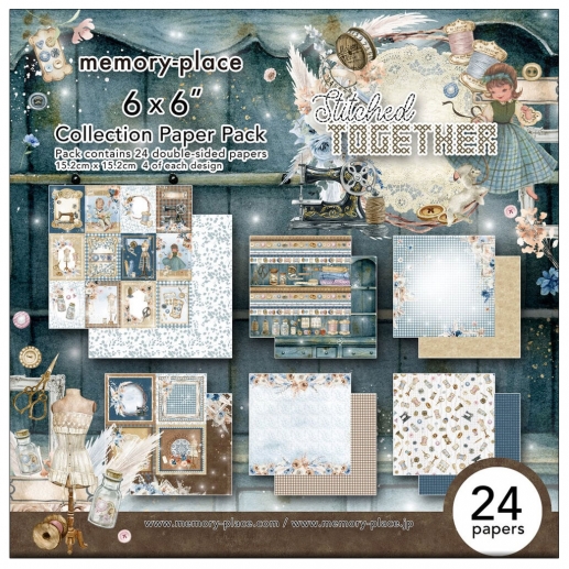 Scrapbooking Paper Pad Asuka Memory Place - Stitched Together