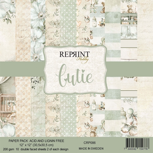Paper Pad 12x12 - Cutie - Reprint