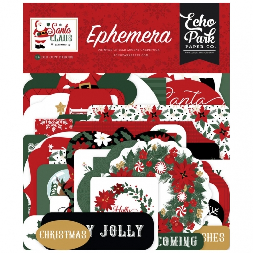Die Cuts Ephemera Echo Park - Santa Claus - 34 st