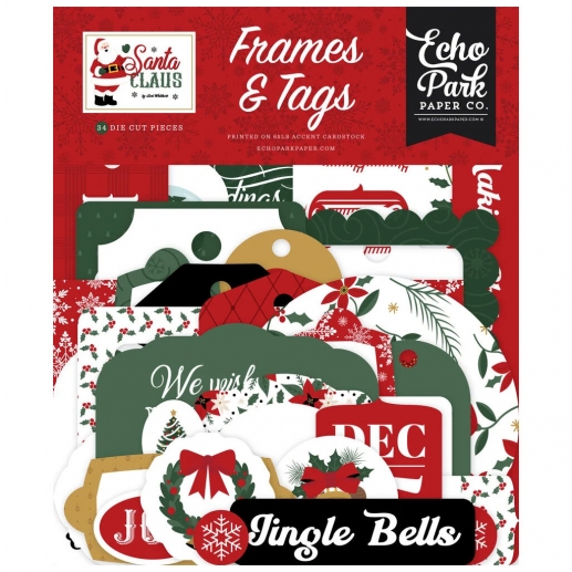 Die Cuts Frames and Tags - Echo Park - Santa Claus - 34 st