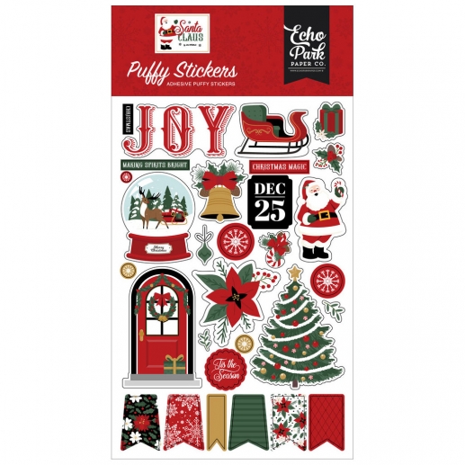 Puffy Stickers Echo Park - Santa Claus