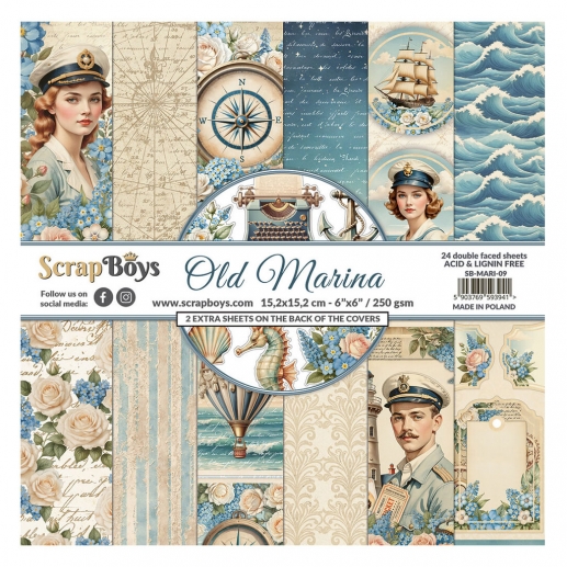 Paper Pad 6x6 - ScrapBoys - Old Marina