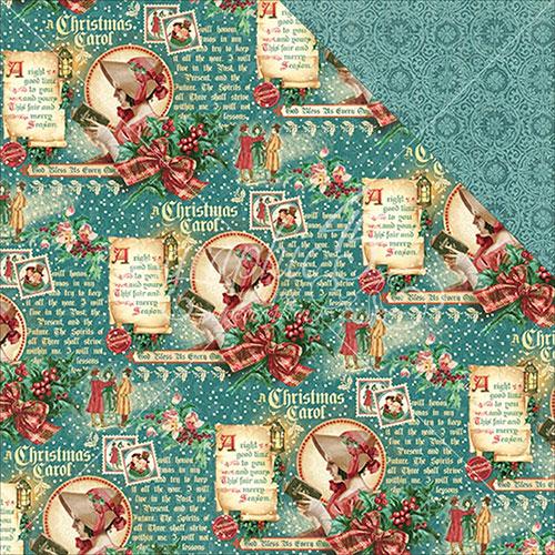 Papper Graphic45 Christmas Carol Seasonal Sentiments Graphic 45