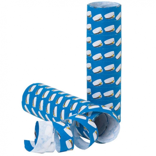 Serpentiner - Studentmössor Blå - 2 st