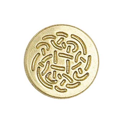 Sigill Mynt 15 mm Celtic Rose Lackstång Presentinslagning
