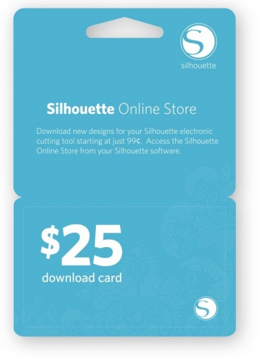 Download Card Silhouette 25 Dollar