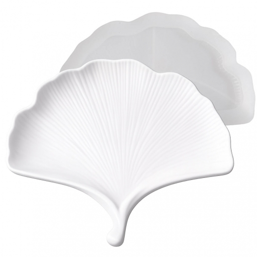 Silikonform - Gingkoblad - 18×14 cm