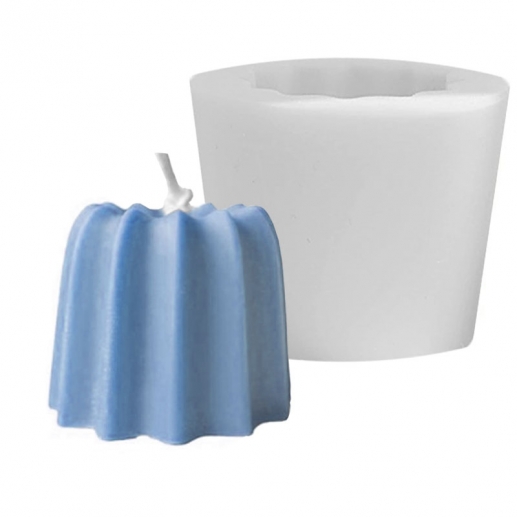 Silikonform Ljustillverkning Silicone Rund Mold Pudding