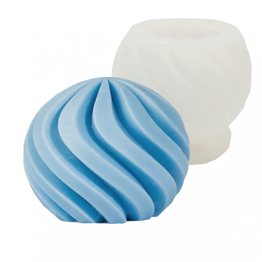 Silikonform Ljusformar - Spiral Boll Ljustilllverkning Blockljus