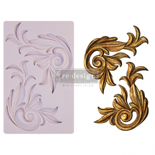 Silikonform Prima - Antique Scrolls - Re-Design Decor Mould