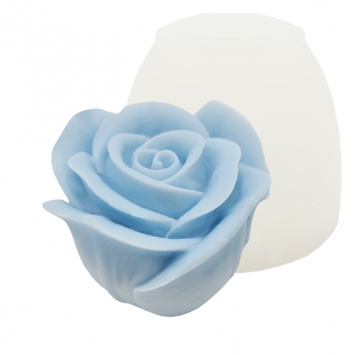 Silikonform Ljusformar - Ros Nr 6 - 4,1 cm
