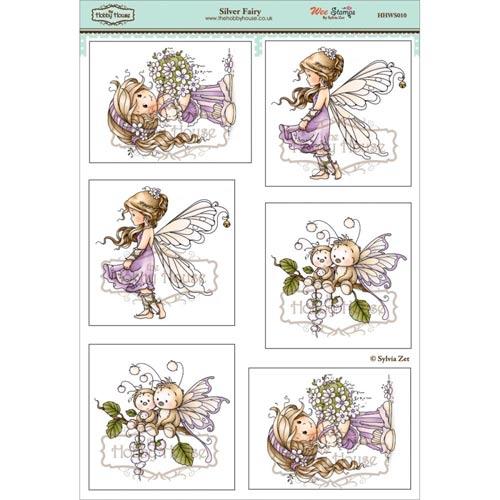 Wee Stamps Topper Sheet A4 Silver Fairy Pappersblock Paper Pad 4 8 Tum