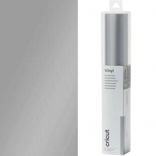 Cricut Premium Vinyl - Silver - 30,5 x 122 cm