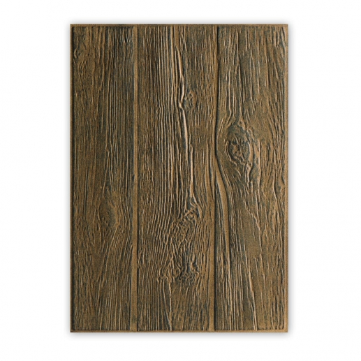 Embossing Folder 3D Texture Fades Tim Holtz Sizzix - Lumber