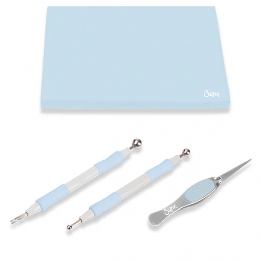 Sizzix Big Shot Accessory-Shape & Style Kit Sky Blue Verktyg