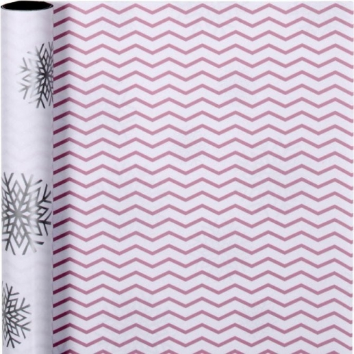 Presentpapper Skagen Snöflinga 5 meter Bredd: 50 cm Presentinslagning