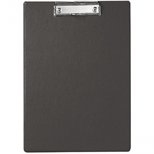 Clipboard / Skrivplatta A4 Svart Ritplatta