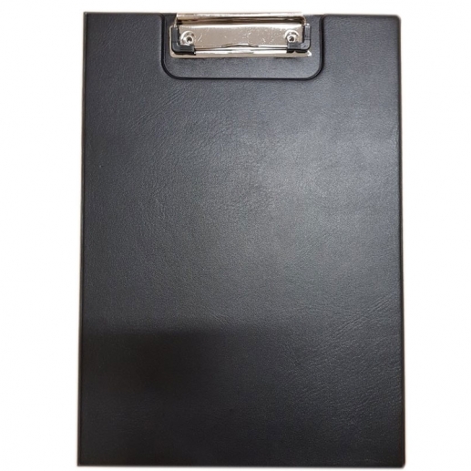 Clipboard / Skrivplatta Kraftig A4 Plastad Svart Ritplatta