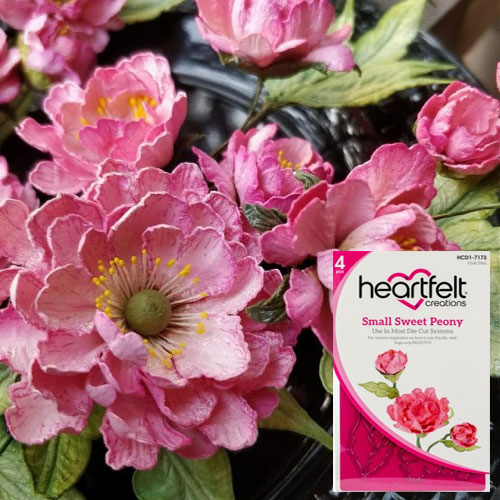 Heartfelt Creations Small Sweet Peony Die Shaping Mold 3D Dies