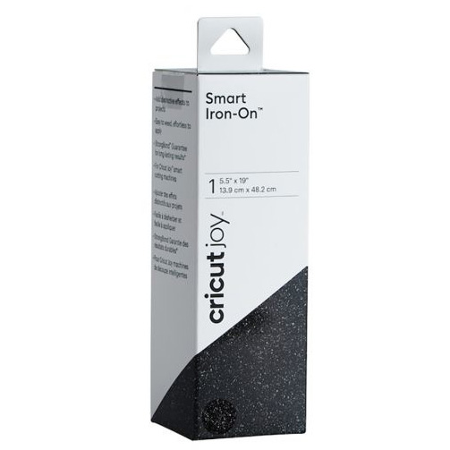 Smart Iron-On Glitter Cricut - Black - Cricut Joy
