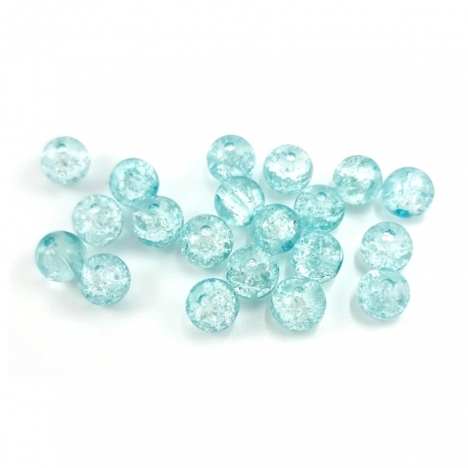 Glaspärlor 8 mm - Turquoise