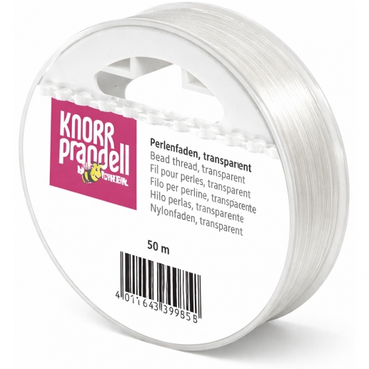 Smyckestråd Nylon 0,25 mm 50 m Transparent