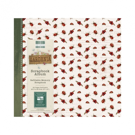 Scrapbooking Album 8x8 Tum Gardenia Snap Load Postbound 8