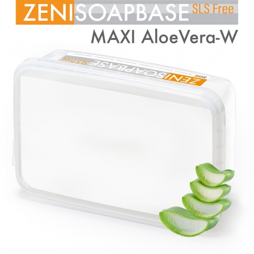 Tvålmassa Aloe Vera White - 1 kg - ZeniColor