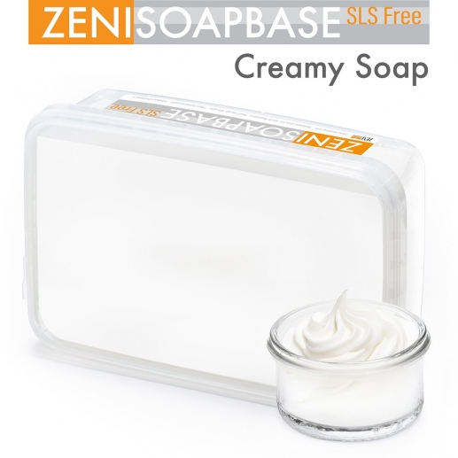 Tvålmassa Creamy White - 1 kg - ZeniColor