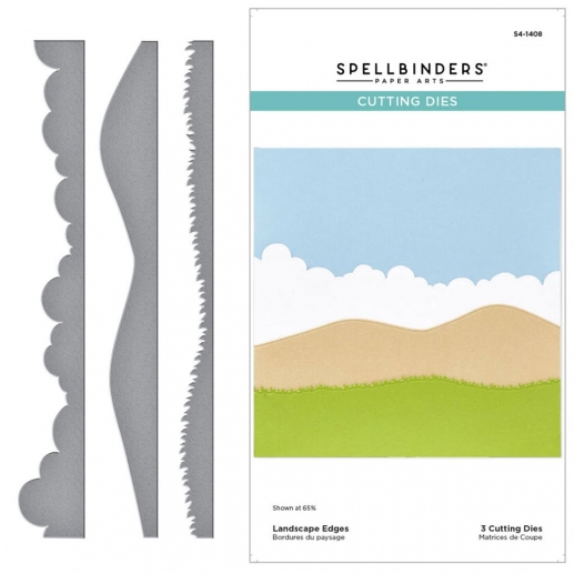 Dies Etched Spellbinders - Landscape Edges Bakgrund Landskap