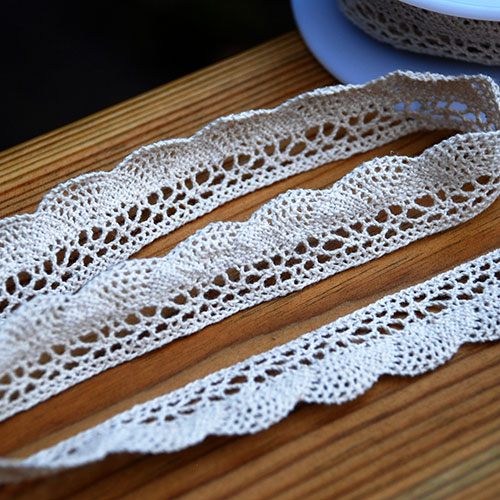 Spets Fan Cluny Lace 20 mm Natural Spetsband