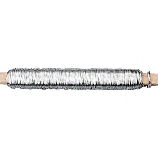 Ståltråd 0,6 mm 10 rullar á 50 meter Galvaniserad Silver Metalltråd Spoltråd