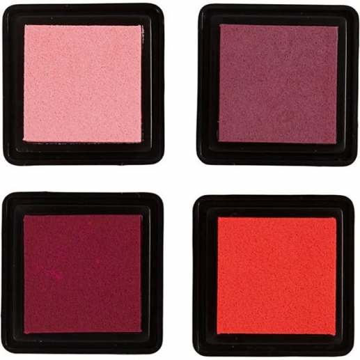 Stämpeldyna Rosa 3,5x3,5 cm 4 st Tillverkare