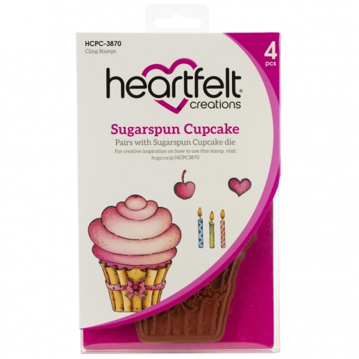 Stämpelset Heartfelt Creations - Sugarspun Cupcake