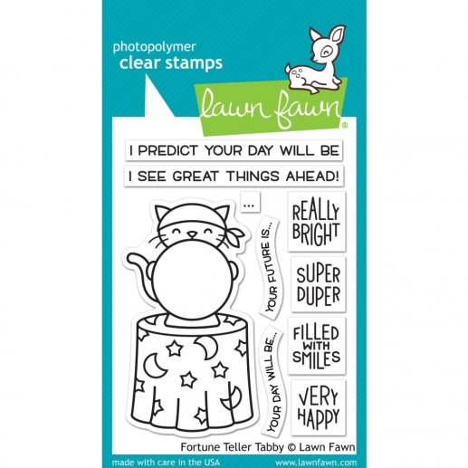 Stämpelset Lawn Fawn - Fortune Teller Tabby