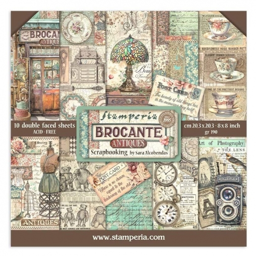 Paper Pad Stamperia Brocante Antiques