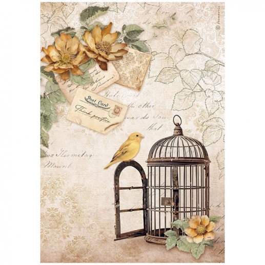 Decoupage Papper Stamperia - Golden Harmony