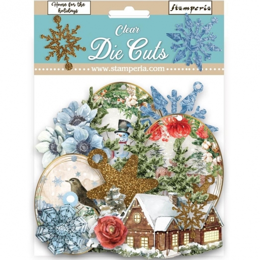 Clear Die Cuts Stamperia - Home For The Holidays