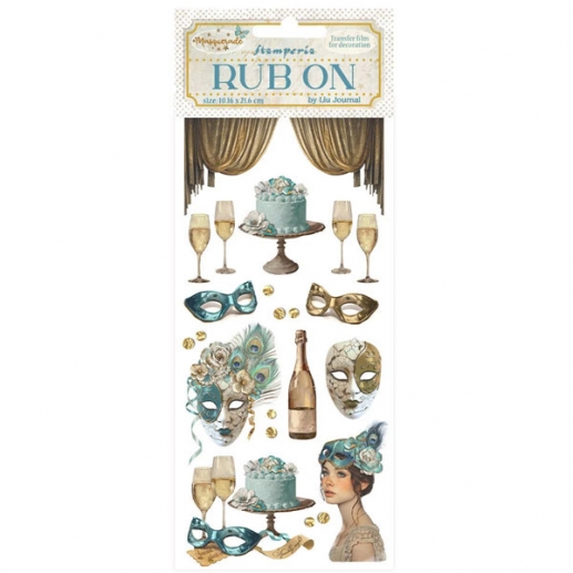 Rub Ons - Masquerade Beauty - Stamperia