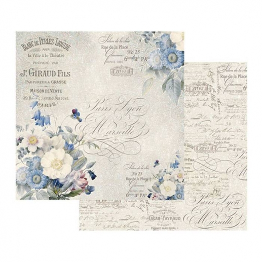Papper Stamperia Old England Bouquet till scrapbooking, pyssel och hobby