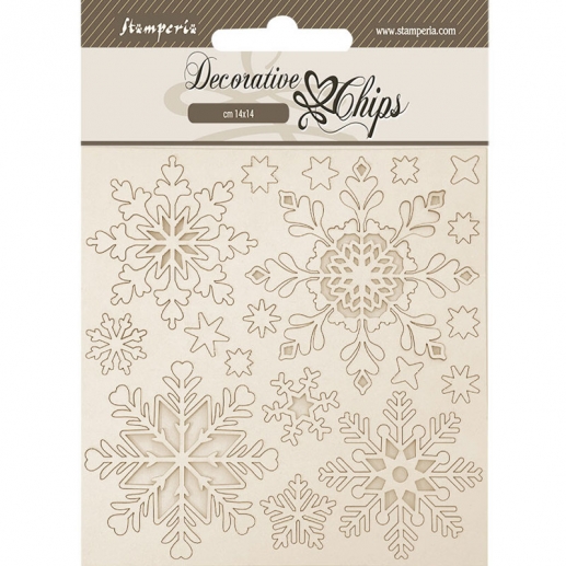 Chipboard Die Cuts - The Owl's House - Snowflakes
