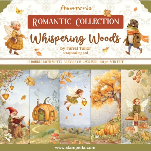 Paper Pad Stamperia - Whispering Woods
