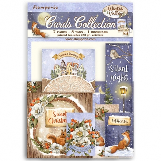 Card Collection - Winter Valley - Stamperia
