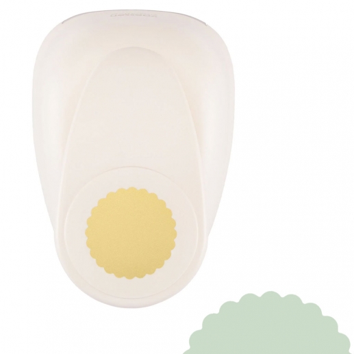 Stans Vaessen - Jumbo Punch 2.5 - Scalloped Circle - 6,3 cm