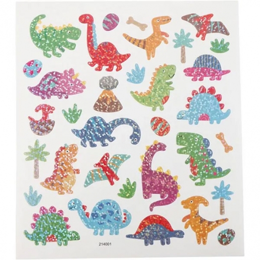 Stickers Dinosaurier 15x16,5 cm Klistermärken