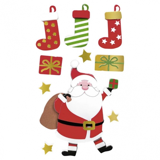 3D Stickers Mix Santa Heyda Klistermärken
