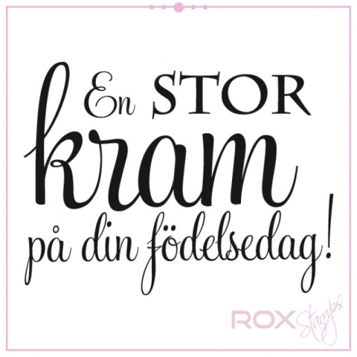 Stämpel Rox Stamps Stor Kram Omonterad Julpyssel